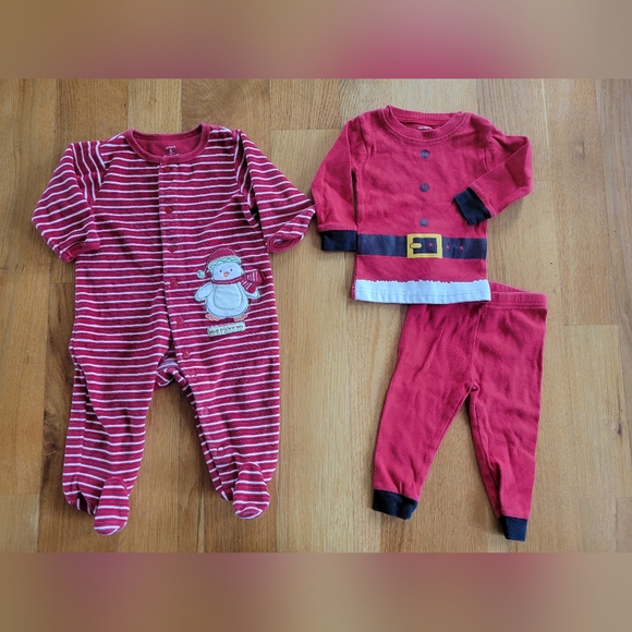 6 Months Christmas Pajamas Bundle - Picture 1 of 2